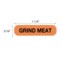 Nevs Grind Meat Label 5/16 x 1-1/4" D-1651 - alternate 2